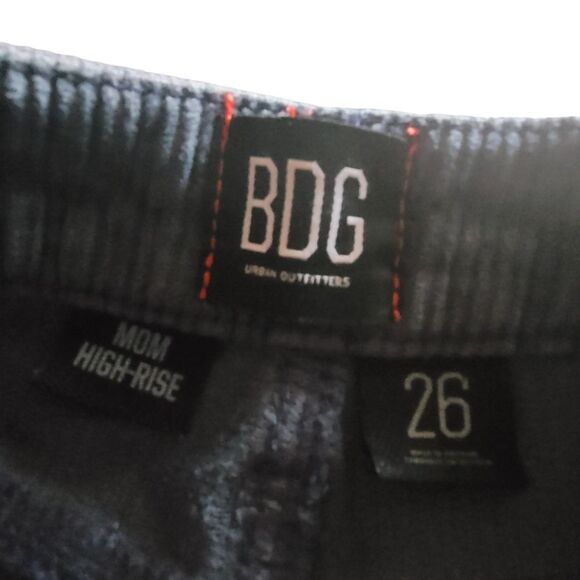 BDG urban outfitters Mom high rise blue corduroy jeans size 26 - Picture 6 of 11